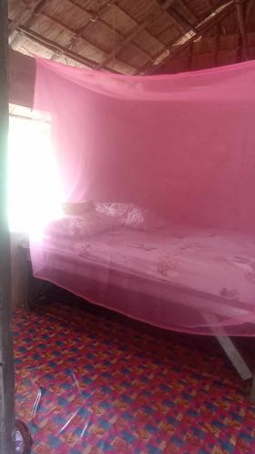 รูปบ้านพักพัดลม 1 หลัง คืนละ1,000 บาท
พักได้ 4 ท่าน มีเตียงนอน พัดลม ผ้าห่ม ไห้สำหรับ 2 ท่าน
(ใช้ห้องน้ำรวม) สวนภูเขาล้อมแคมป์ปิ้ง / Suan PhuKaoLorm Camping